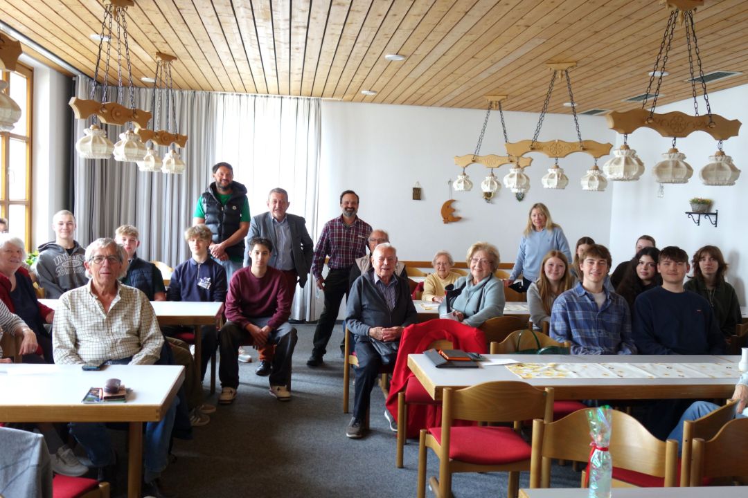 Die Klasse 10A der Mittelschule und ihre Sch&uuml;ler